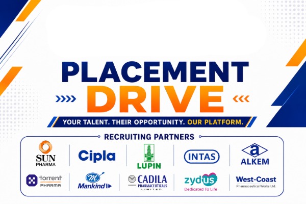 Campus Placement Drive — Pharma Companies